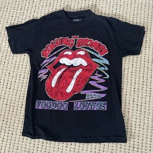 The Rolling Stones Kids Black and Red Graphic Tee